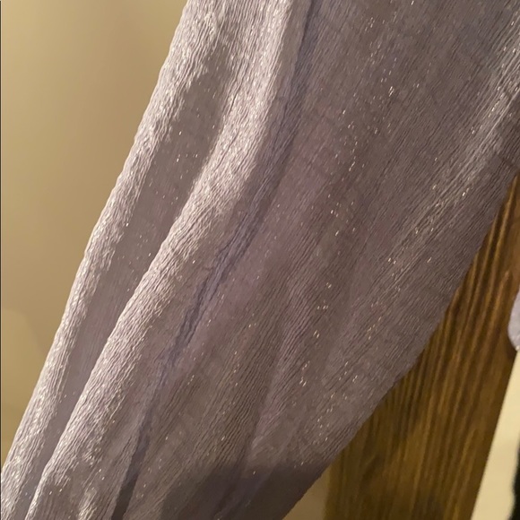 Club Monaco sheer blouse w slight sparkle - Picture 2 of 5